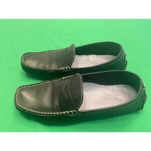 Cole Haan Women’s Black Trillby Driver Leather Loafers Slip On Size 10B